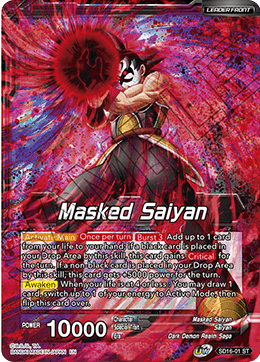 Masked Saiyan - SD16-01 - Starter Rare available at 401 Games Canada