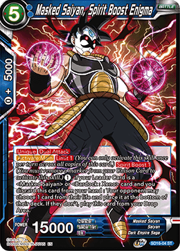 Masked Saiyan, Spirit Boost Enigma - SD16-04 - Starter Rare (FOIL) available at 401 Games Canada