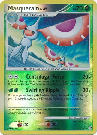 Masquerain - 55/123 - Uncommon - Reverse Holo available at 401 Games Canada