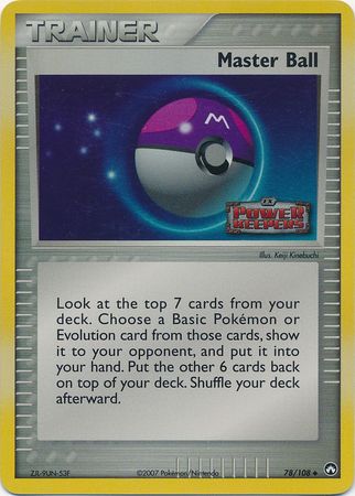 Master Ball - 78/108 - Uncommon - Reverse Holo available at 401 Games Canada