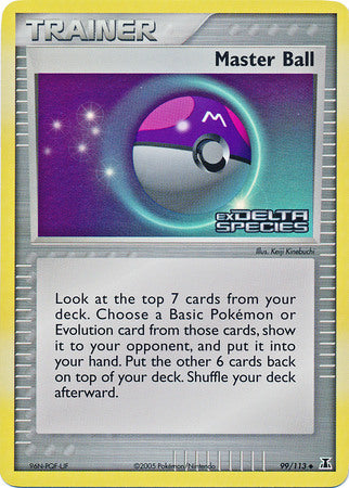 Master Ball - 99/113 - Uncommon - Reverse Holo available at 401 Games Canada