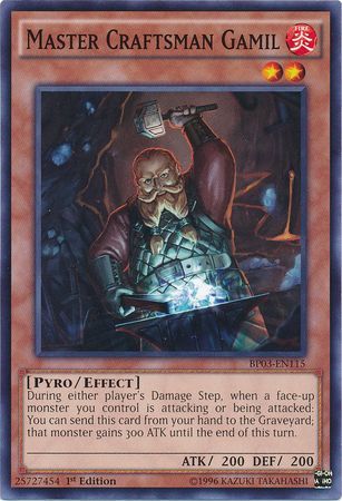 Master Craftsman Gamil?? (Shatterfoil) - BP03-EN115 - Shatterfoil Rare - 1st Edition available at 401 Games Canada