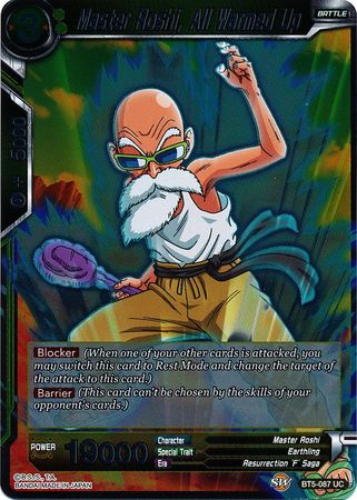 Master Roshi, All Warmed Up (FOIL) available at 401 Games Canada