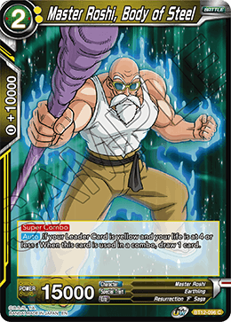 Master Roshi, Body of Steel - BT12-096 - Common available at 401 Games Canada