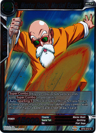 Master Roshi, Martial Expert - BT5-012 - Common (FOIL) available at 401 Games Canada