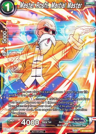 Master Roshi, Martial Master - P-158 - Promo (Foil) available at 401 Games Canada