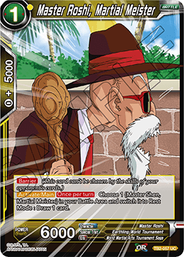 Master Roshi, Martial Meister - TB2-057 - Uncommon available at 401 Games Canada