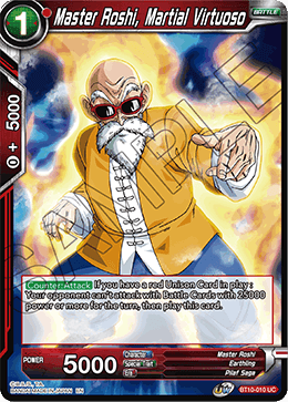 Master Roshi, Martial Virtuoso - BT10-010 - Uncommon (FOIL) (Reprint) available at 401 Games Canada