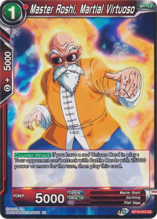 Master Roshi, Martial Virtuoso - BT10-010 - Uncommon available at 401 Games Canada