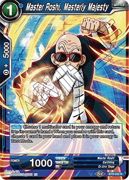 Master Roshi, Masterly Majesty - BT8-032 - Rare available at 401 Games Canada