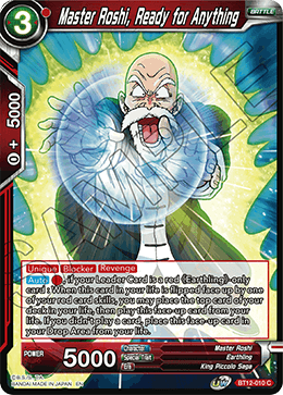 Master Roshi, Ready for Anything - BT12-010 - Common available at 401 Games Canada