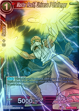 Master Roshi, Universe 7 Challenger - BT14-011 - Common (FOIL) available at 401 Games Canada