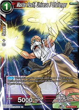 Master Roshi, Universe 7 Challenger - BT14-011 - Common available at 401 Games Canada