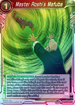 Master Roshi's Mafuba - BT12-024 - Rare (FOIL) available at 401 Games Canada