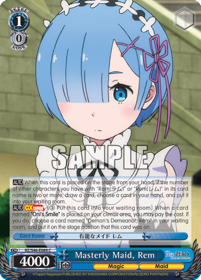 Masterly Maid, Rem - RZ/S46-E089 - Common available at 401 Games Canada