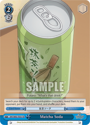 Matcha Soda - 5HY/W83-TE53 - Trial Deck available at 401 Games Canada