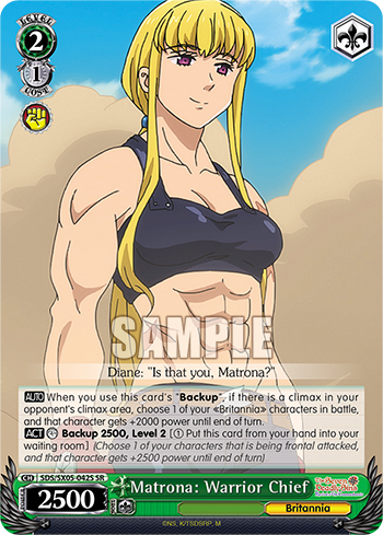 Matrona: Warrior Chief - SDS/SX05-E042S - Super Rare available at 401 Games Canada