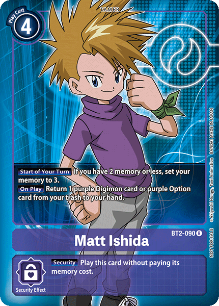 Matt Ishida (Box Topper) - BT2-090 - Rare available at 401 Games Canada