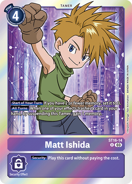 Matt Ishida - ST16-14 - Rare available at 401 Games Canada