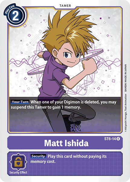 Matt Ishida - ST6-14 - Rare available at 401 Games Canada