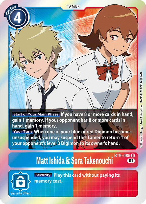 Matt Ishida & Sora Takenouchi - BT9-085 - Rare available at 401 Games Canada