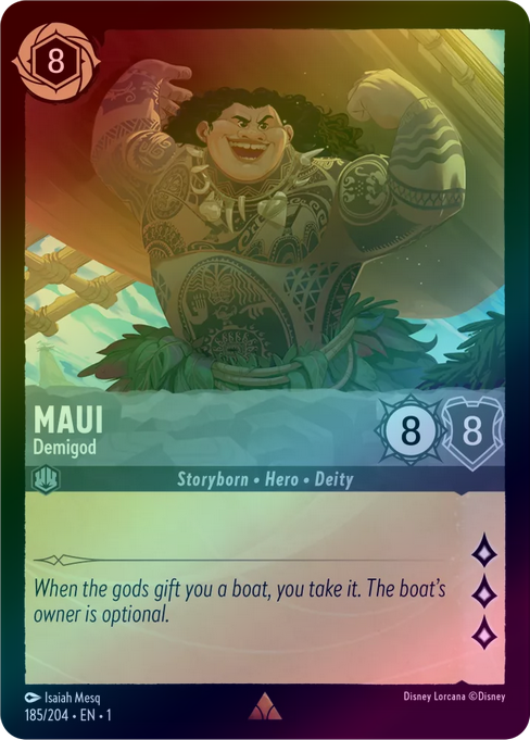 Maui (Demigod) - 185/204 - Rare (Foil) available at 401 Games Canada