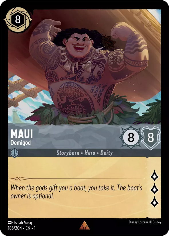 Maui (Demigod) - 185/204 - Rare available at 401 Games Canada