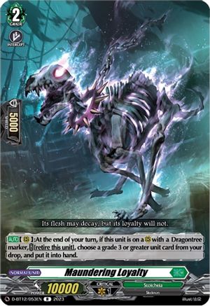 Maundering Loyalty - D-BT12/053EN - Rare available at 401 Games Canada