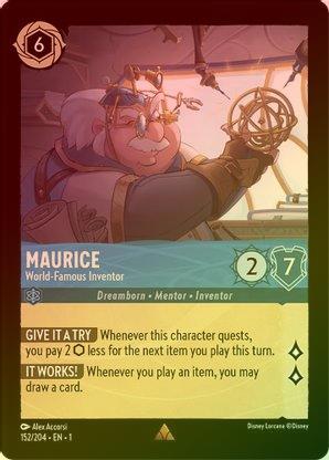 Maurice (World-Famous Inventor) - 152/204 - Rare (Foil) available at 401 Games Canada