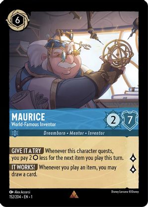 Maurice (World-Famous Inventor) - 152/204 - Rare available at 401 Games Canada