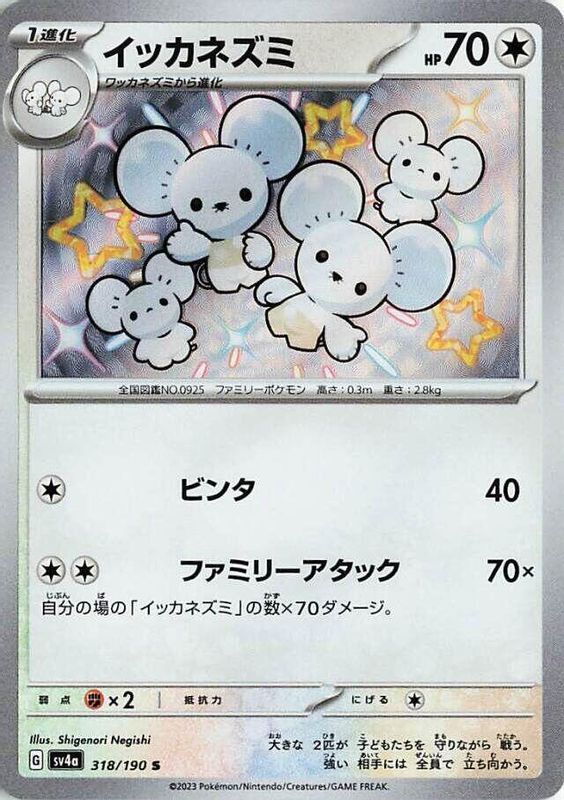 Maushold (Japanese) - 318/190 - Shiny Rare