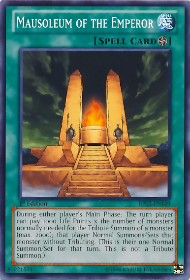 Mausoleum of the Emperor - BP02-EN149 - Common - 1st Edition available at 401 Games Canada