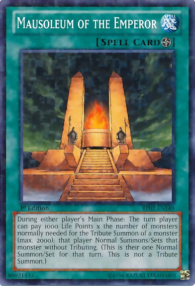 Mausoleum of the Emperor - BP02-EN149 - Mosaic Rare - 1st Edition available at 401 Games Canada