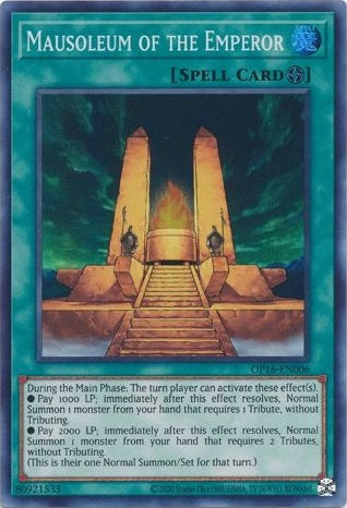 Mausoleum of the Emperor - OP16-EN006 - Super Rare available at 401 Games Canada