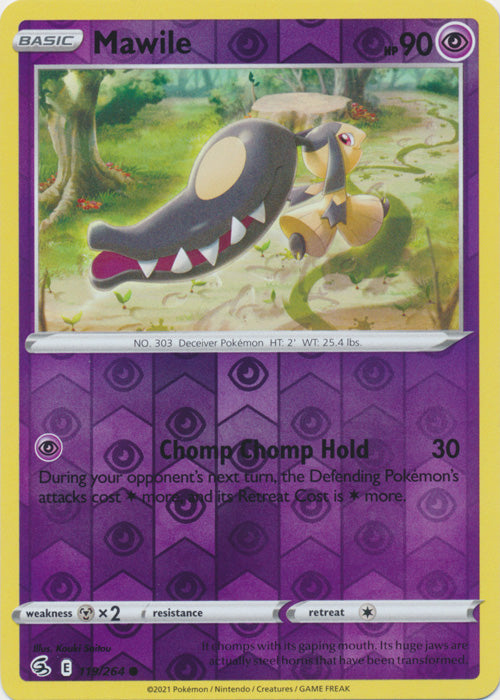 Mawile - 119/264 - Common - Reverse Holo available at 401 Games Canada