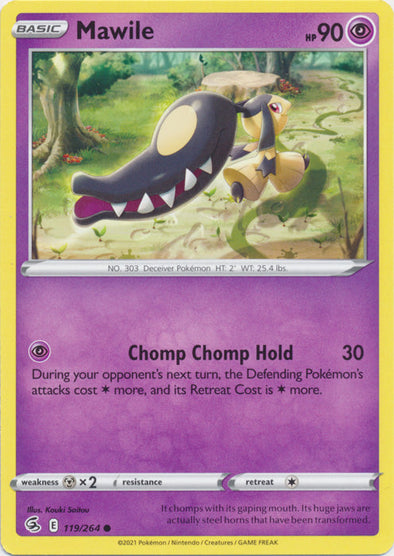 Mawile - 119/264 - Common available at 401 Games Canada