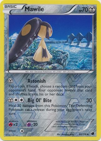Mawile - 80/116 - Uncommon - Reverse Holo available at 401 Games Canada