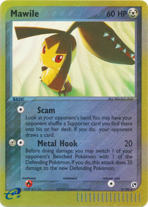 Mawile - 9/100 - Holo Rare - Reverse Holo available at 401 Games Canada