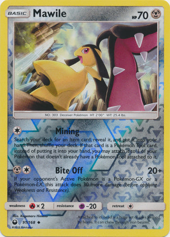 Mawile - 91/168 - Uncommon - Reverse Holo available at 401 Games Canada