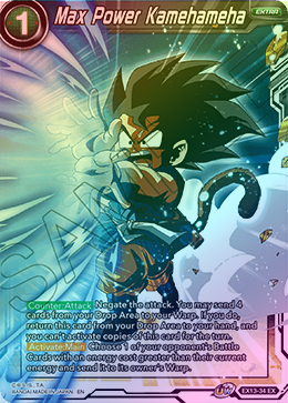 Max Power Kamehameha - EX13-34 - Expansion Rare (Foil) available at 401 Games Canada