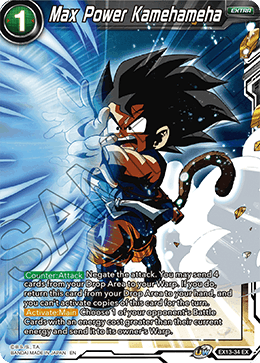 Max Power Kamehameha - EX13-34 - Expansion Rare available at 401 Games Canada