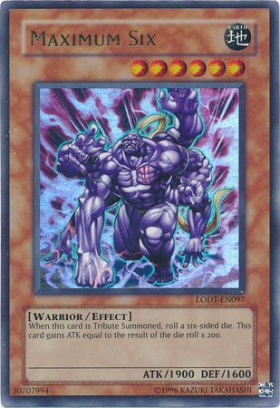 Maximum Six - LODT-EN097 - Ultra Rare - Unlimited available at 401 Games Canada