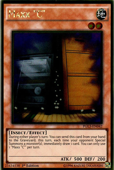 Maxx "C" - PGL3-EN042 - Gold Rare - 1st Edition available at 401 Games Canada