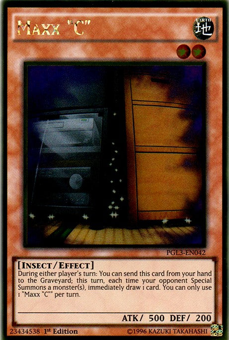 Maxx "C" - PGL3-EN042 - Gold Rare - 1st Edition available at 401 Games Canada