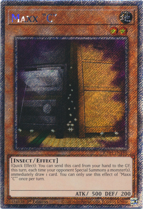 Maxx C (Platinum Secret Rare) - RA04-EN150 - Platinum Secret Rare - 1st Edition