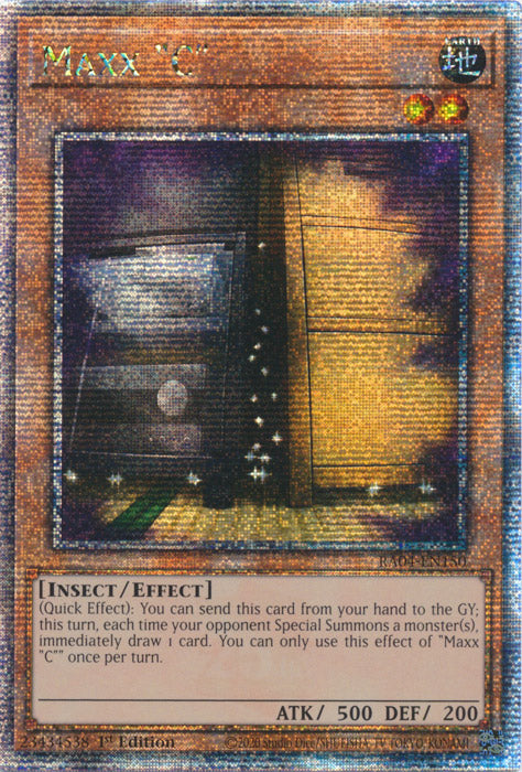 Maxx C - RA04-EN150 - Quarter Century Secret Rare - 1st Edition