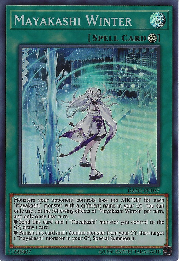 Mayakashi Winter - DANE-EN057 - Super Rare - Unlimited available at 401 Games Canada