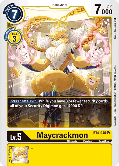 Maycrackmon - BT4-045 - Common available at 401 Games Canada