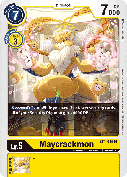 Maycrackmon - BT4-045 - Common available at 401 Games Canada