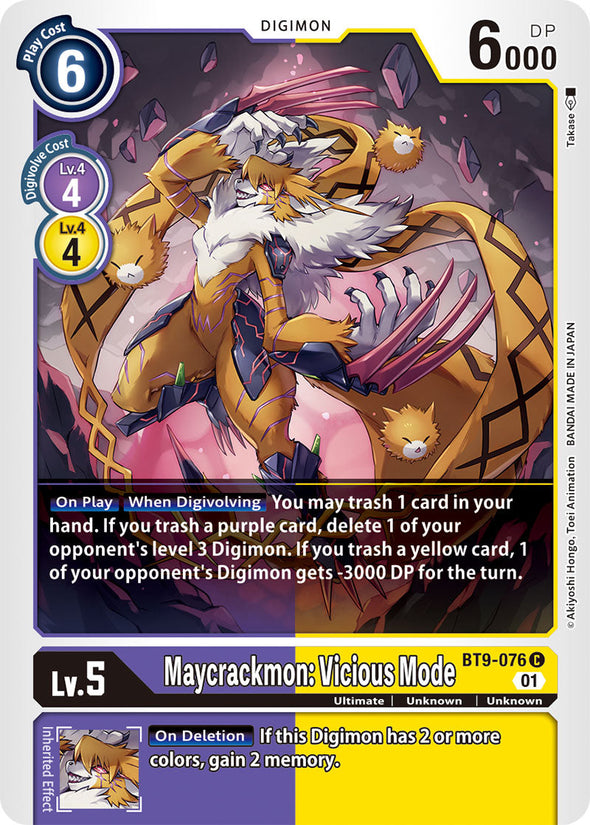 Maycrackmon: Vicious Mode - BT9-076 - Common available at 401 Games Canada